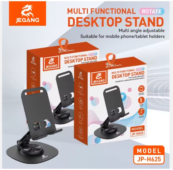 Picture of JEQANG Multifunctional Adjustable and Portable Silicone Phone Holder with 360 Degree Rotation